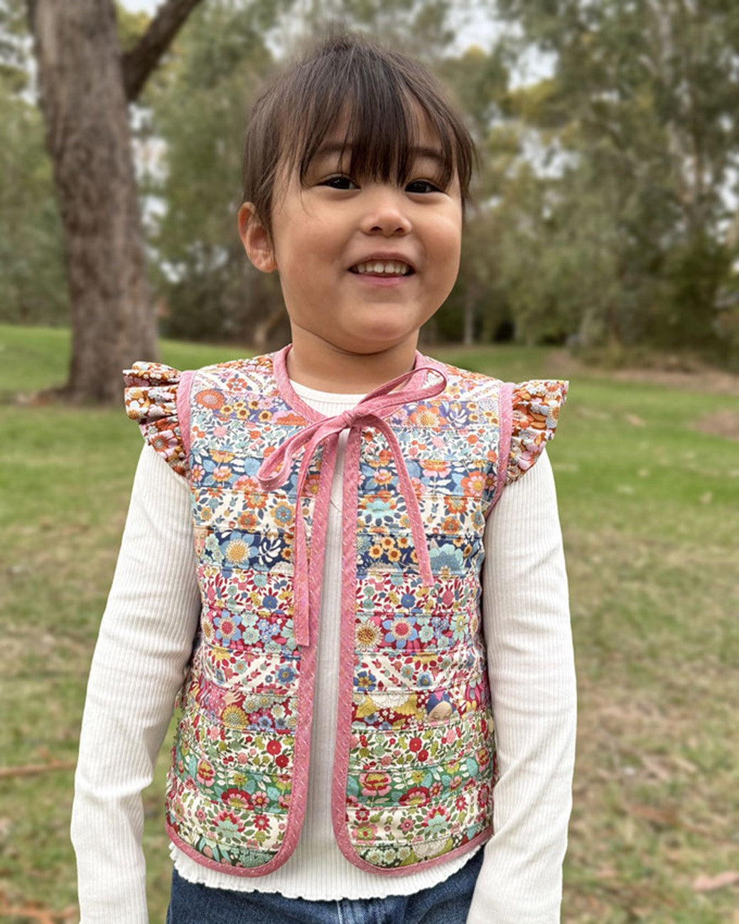 Harmony Girls Patchwork Vest