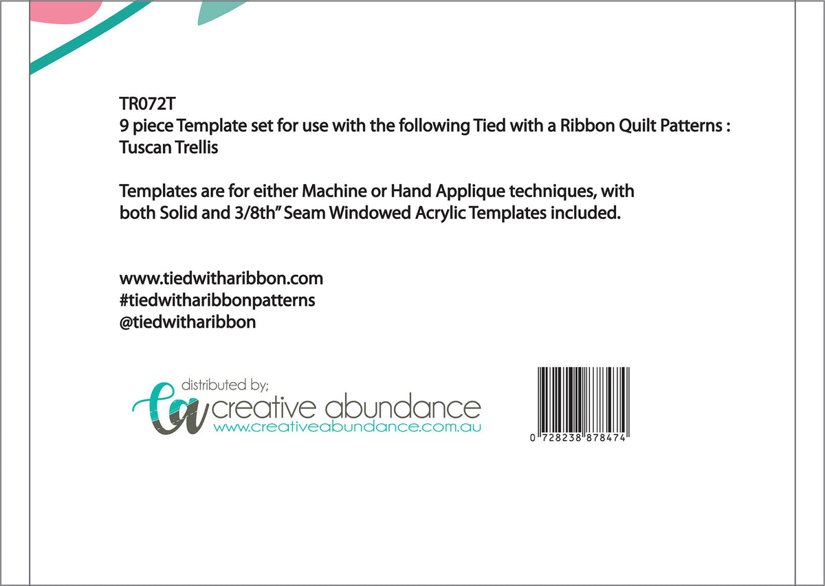 Tuscan Trellis Template Set