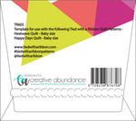 Equilateral Triangle Template 4-1/2in
