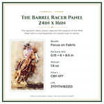 Product Specifications – The Barrel Racer Panel 24in x 16in