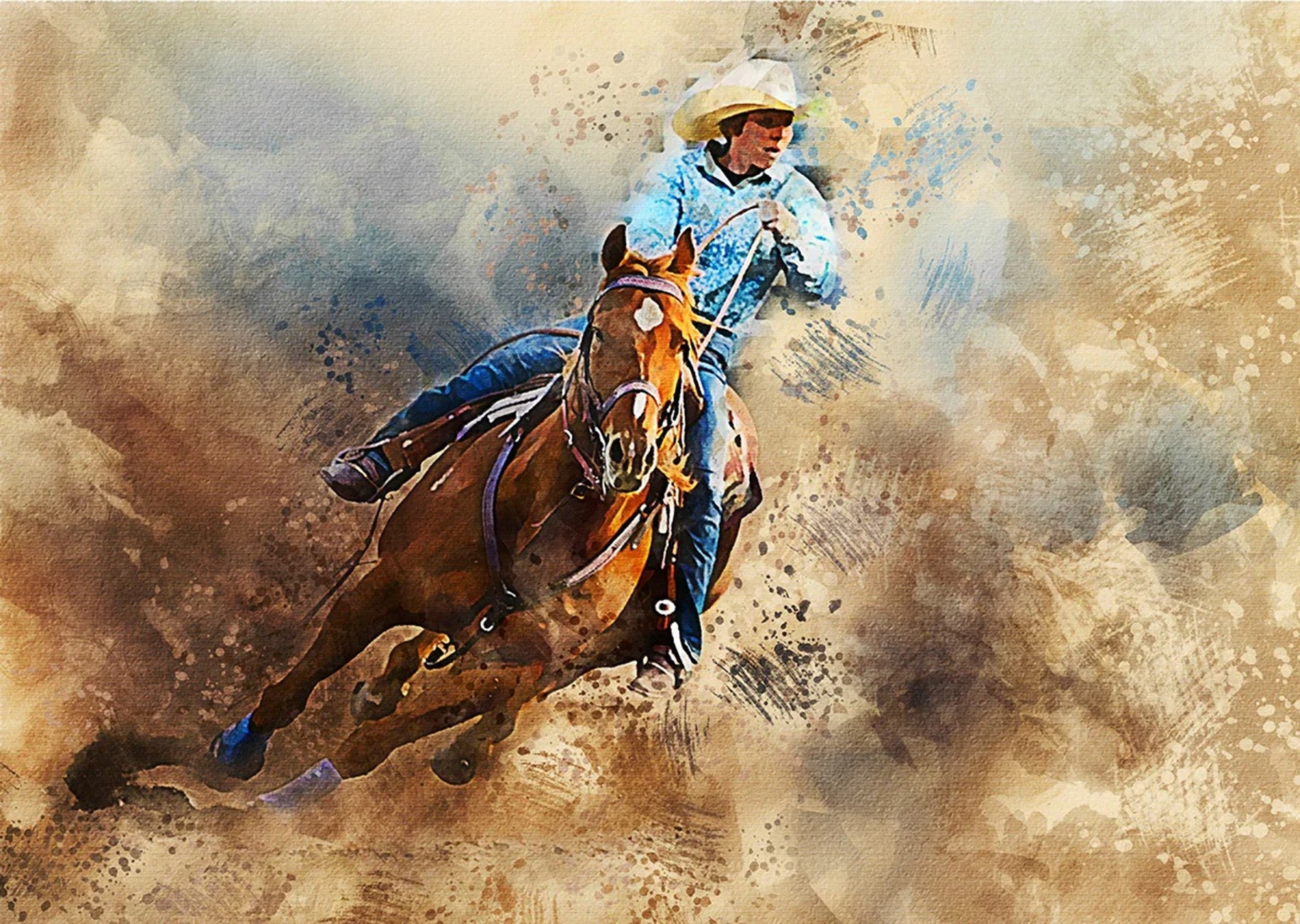 Emerging from the Dust Panel 18in x 12.8in
