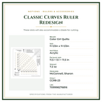 Product Specifications – Classic Curves Ruler Redesign