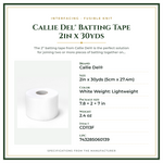 Product Specifications – Callie Del® Batting Tape 2in x 30yds