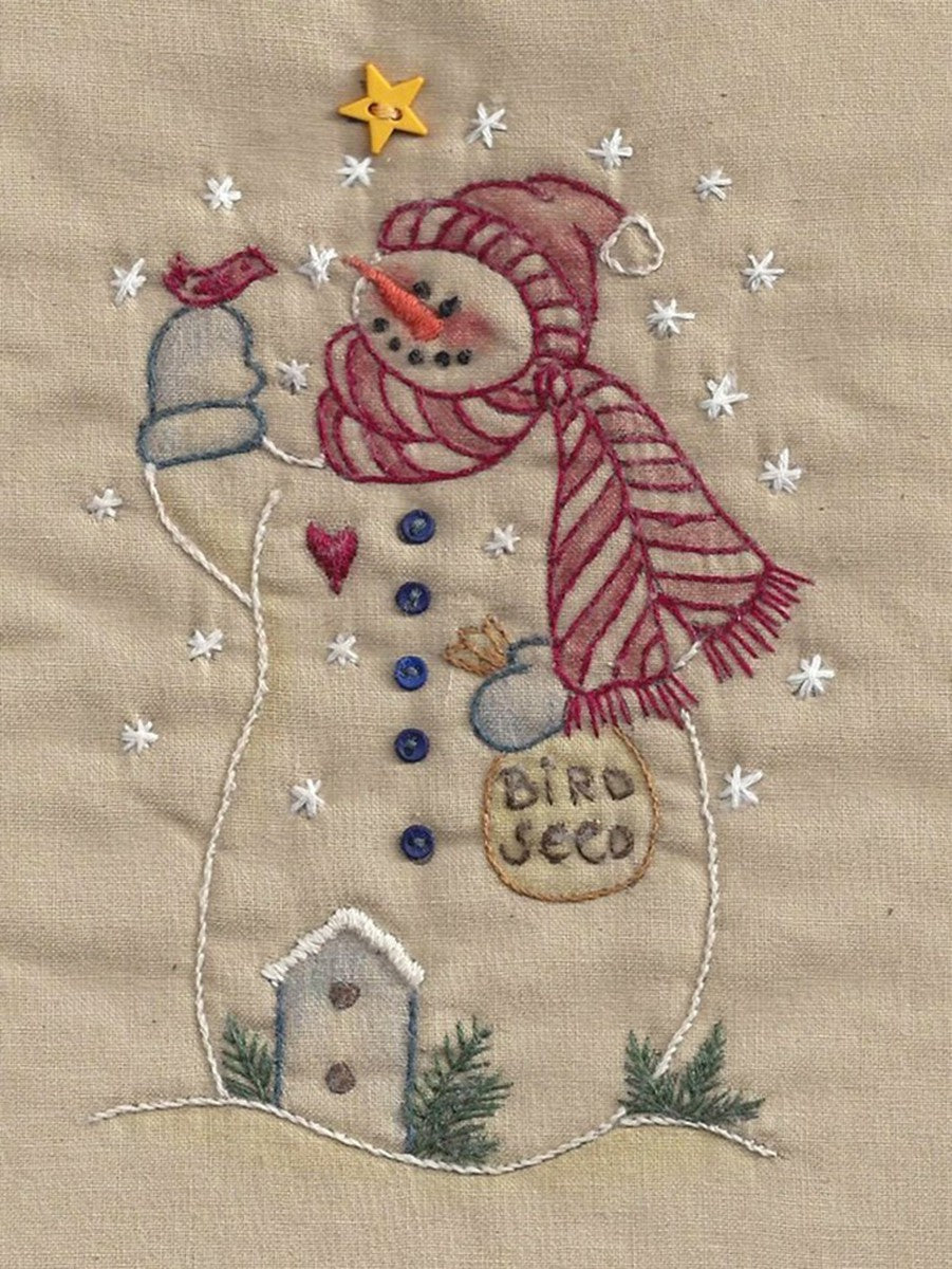 Birdseed Snowman Tea Dye