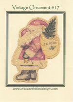 Vintage Christmas Ornament Santa