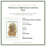Product Specifications – Vintage Christmas Santas Pup