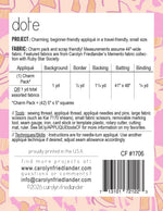 Dote Quilt Pattern