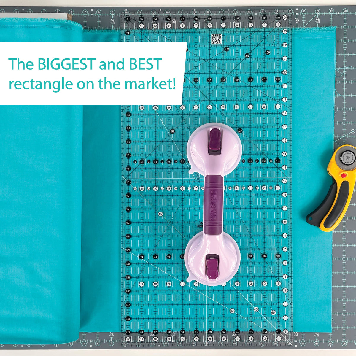 Creative Grids Quilt Ruler 12-1/2in x 24-1/2in Rectangle