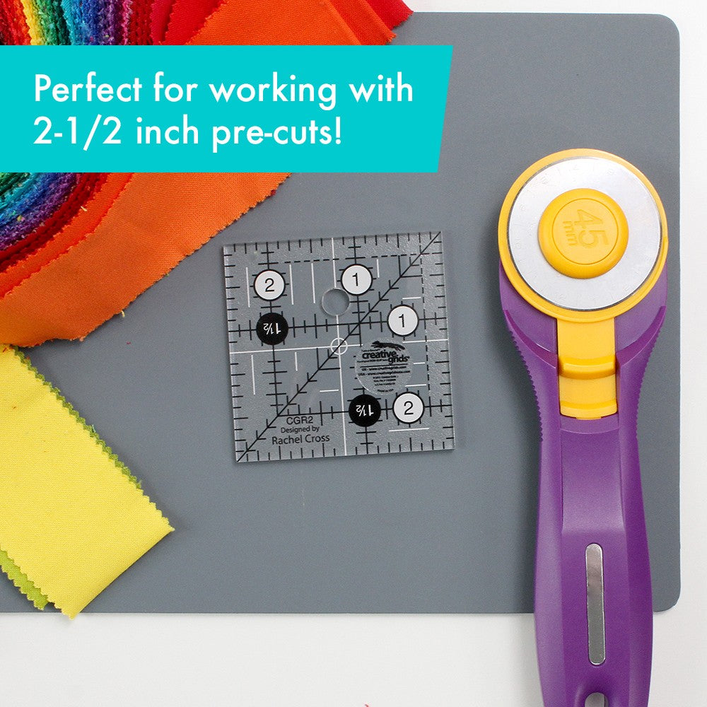 Creative Grids Quilt Ruler 2-1/2in Square