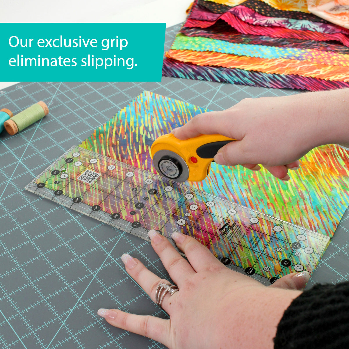 Creative Grids Quilt Ruler 3-1/2in x 12-1/2in Rectangle