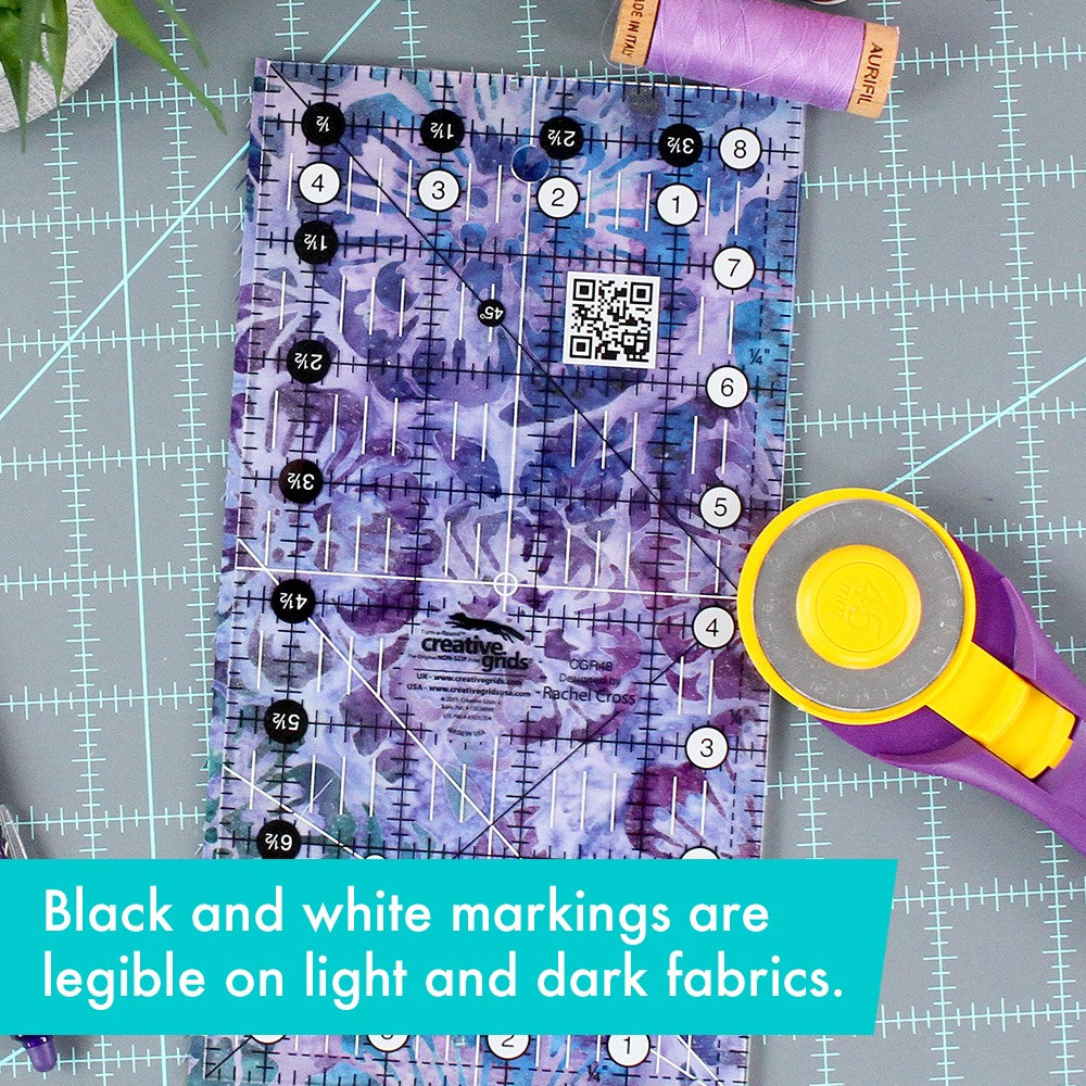 Creative Grids Quilt Ruler 4-1/2in x 8-1/2in Rectangle