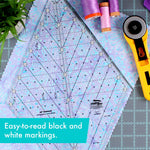 Creative Grids Quilt Ruler 60 Degree Diamond