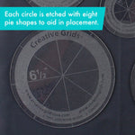 Creative Grids Quilt Ruler Circles Set of 5
