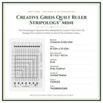 Product Specifications – Creative Grids Quilt Ruler Stripology® Mini