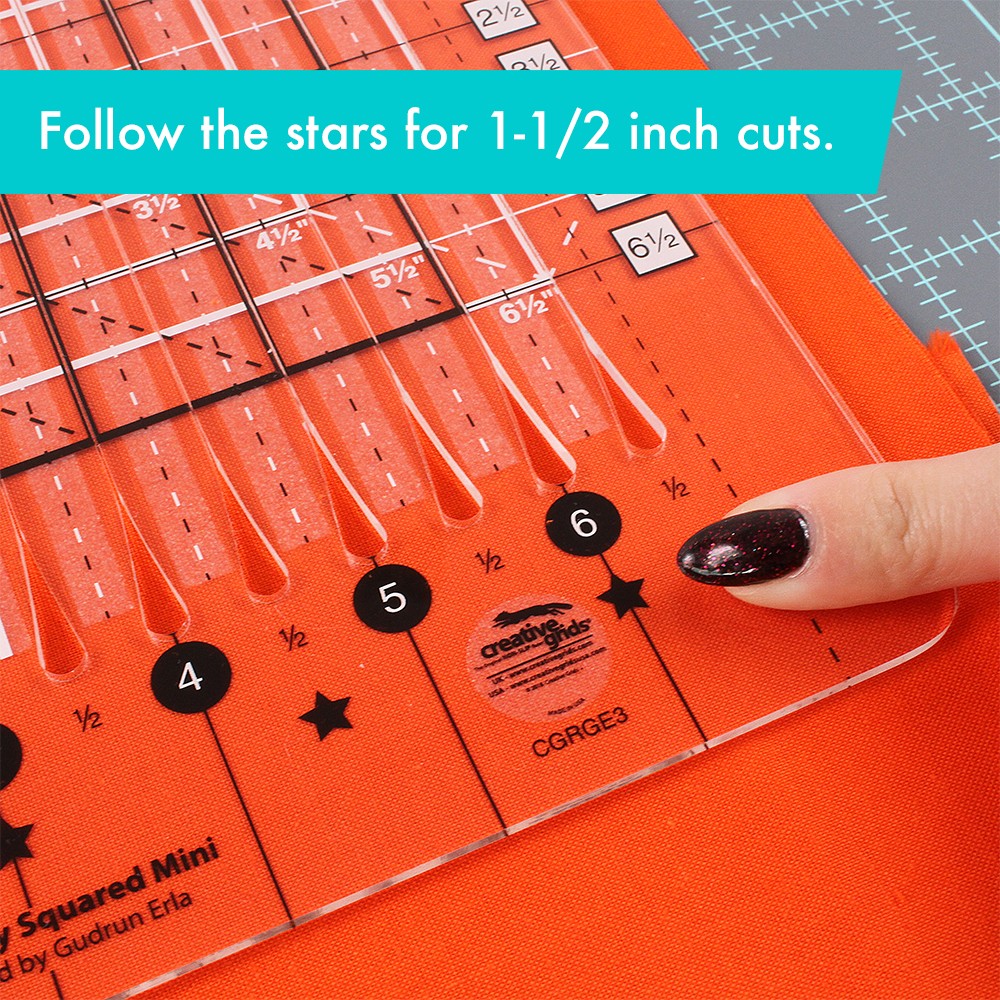 Creative Grids Quilt Ruler Stripology® Mini