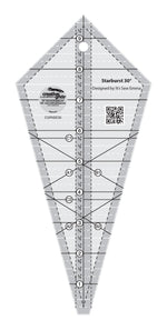 Creative Grids Quilt Ruler Starburst 30 Degree Triangle 9-1/2in