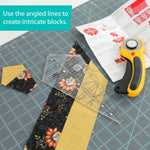 Creative Grids Quilt Ruler Starburst 30 Degree Triangle 9-1/2in