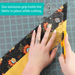 Creative Grids Quilt Ruler Starburst 30 Degree Triangle 9-1/2in