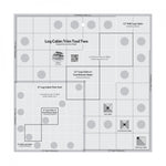 Creative Grids Quilt Ruler Log Cabin Trim Tool Two 6in &amp; 12in Blocks