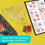 Creative Grids Quilt Ruler Pineapple Trim Tool Mini