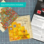 Creative Grids Quilt Ruler Curvy Log Cabin Trim Tool 6in Finished Blocks