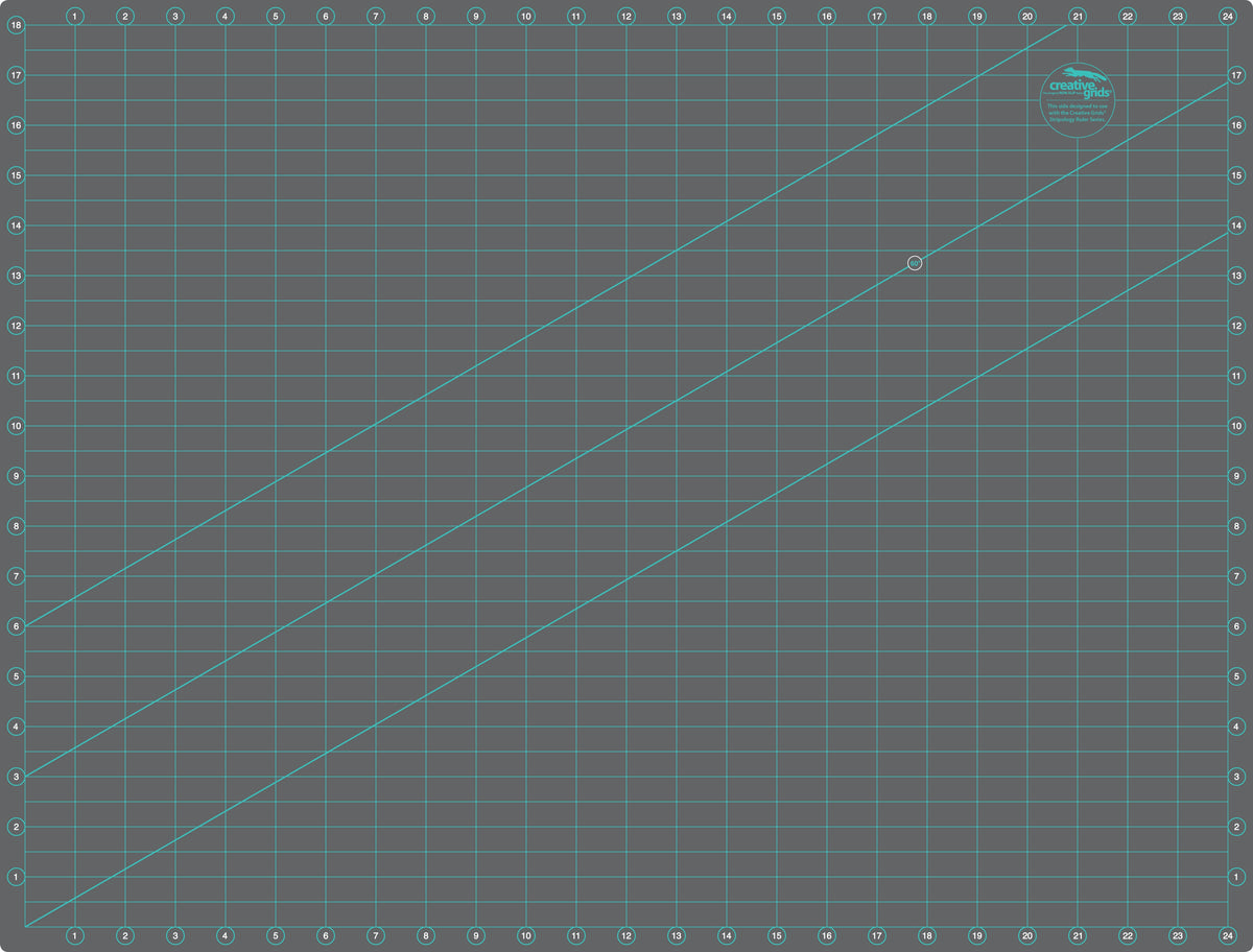 Creative Grids Self-Healing Double Sided Rotary Cutting Mat 18in x 24in