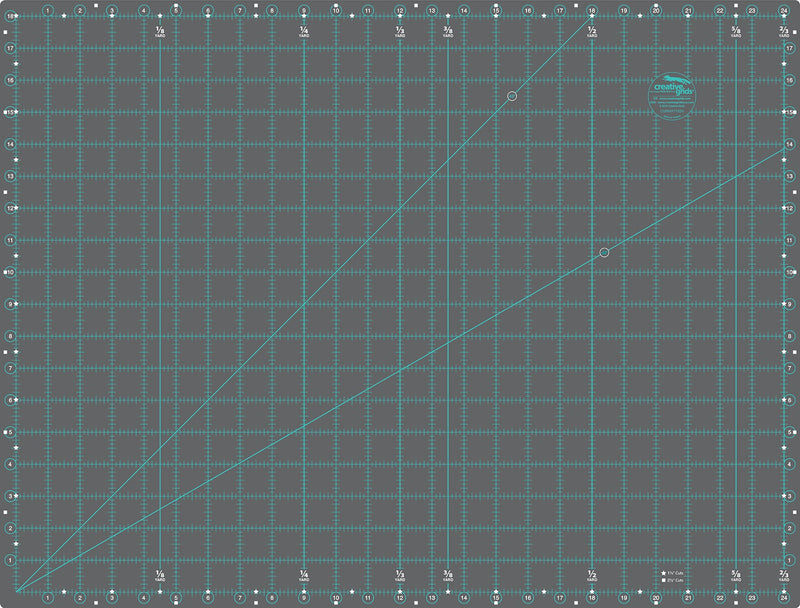Creative Grids Self-Healing Double Sided Rotary Cutting Mat 18in x 24in