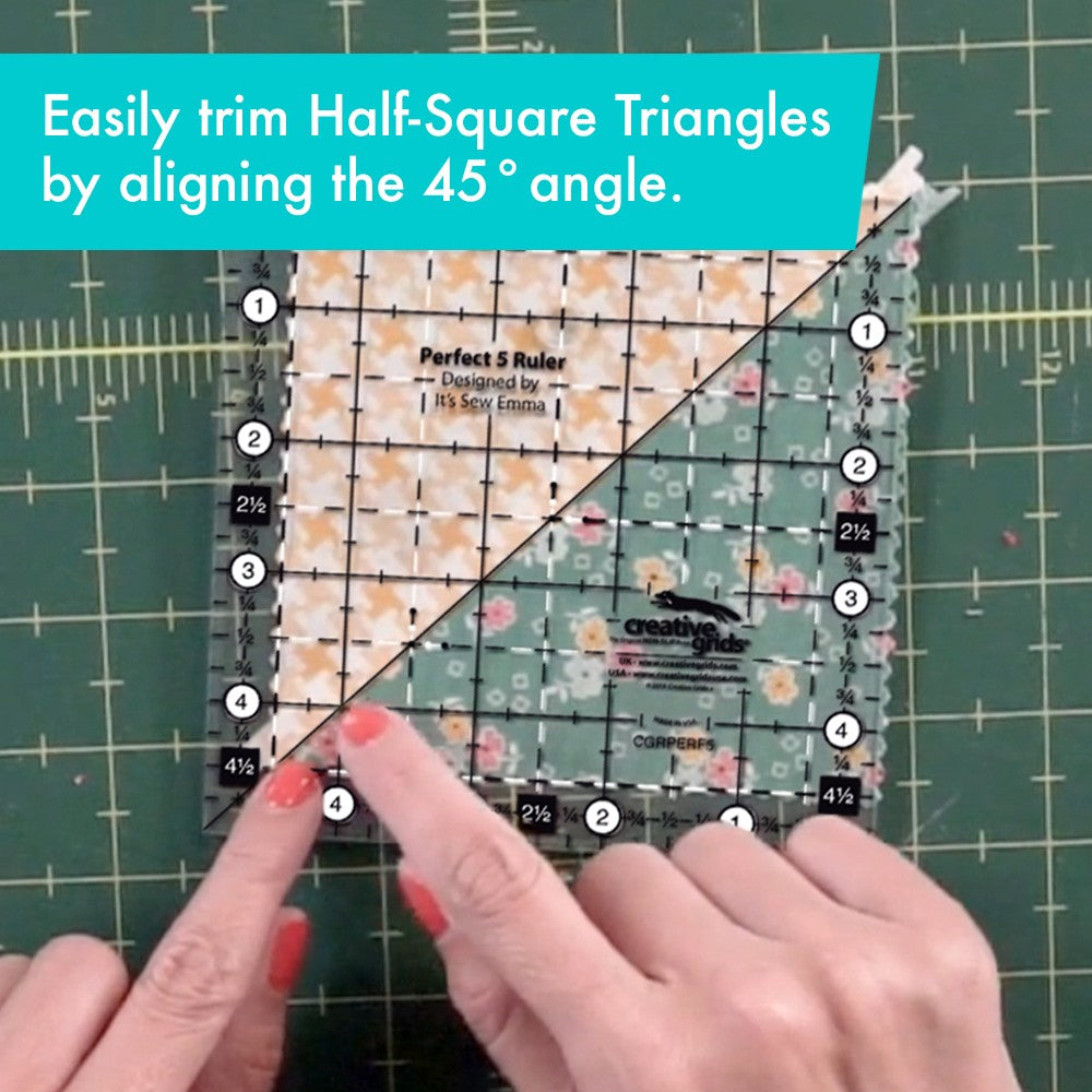 Creative Grids Quilt Ruler Perfect 5 Square