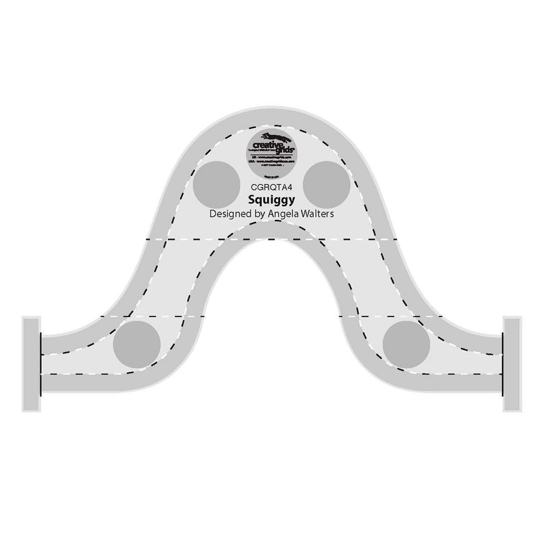 Creative Grids Machine Quilting Tool Squiggy