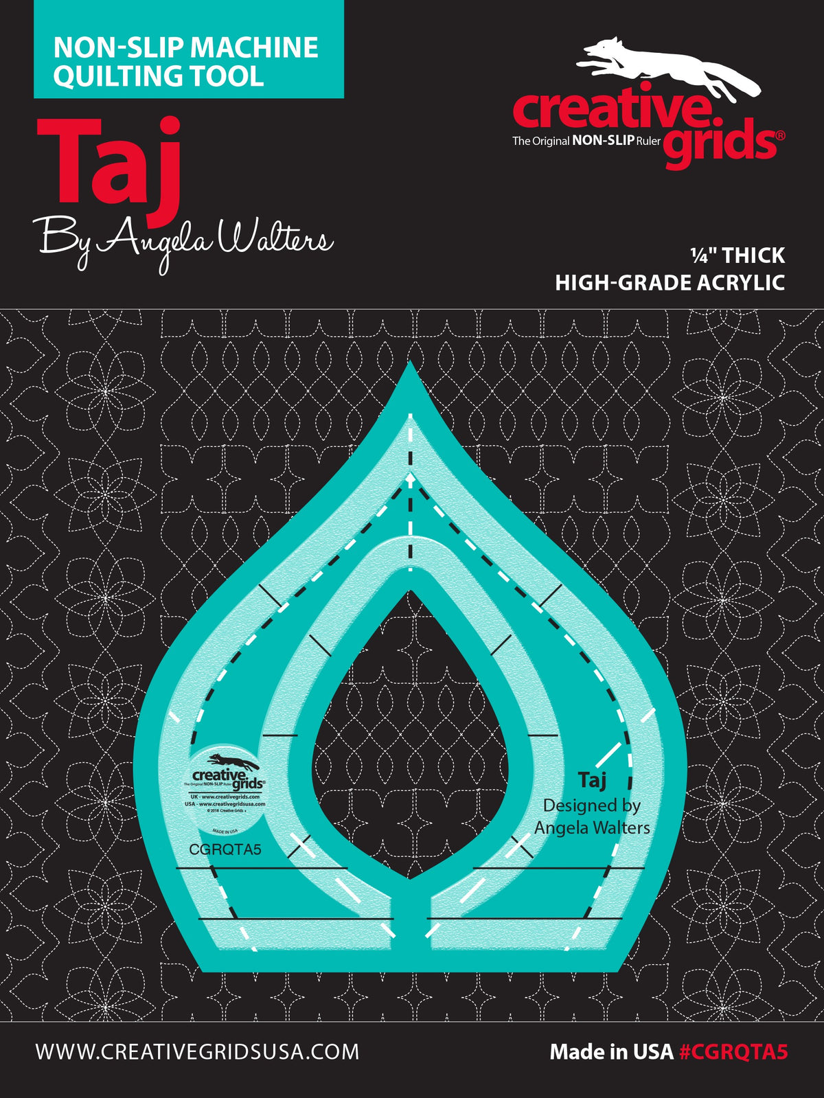 Creative Grids Machine Quilting Tool Taj