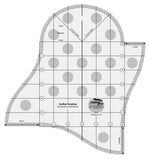 Creative Grids Quilt Ruler Scallop Template
