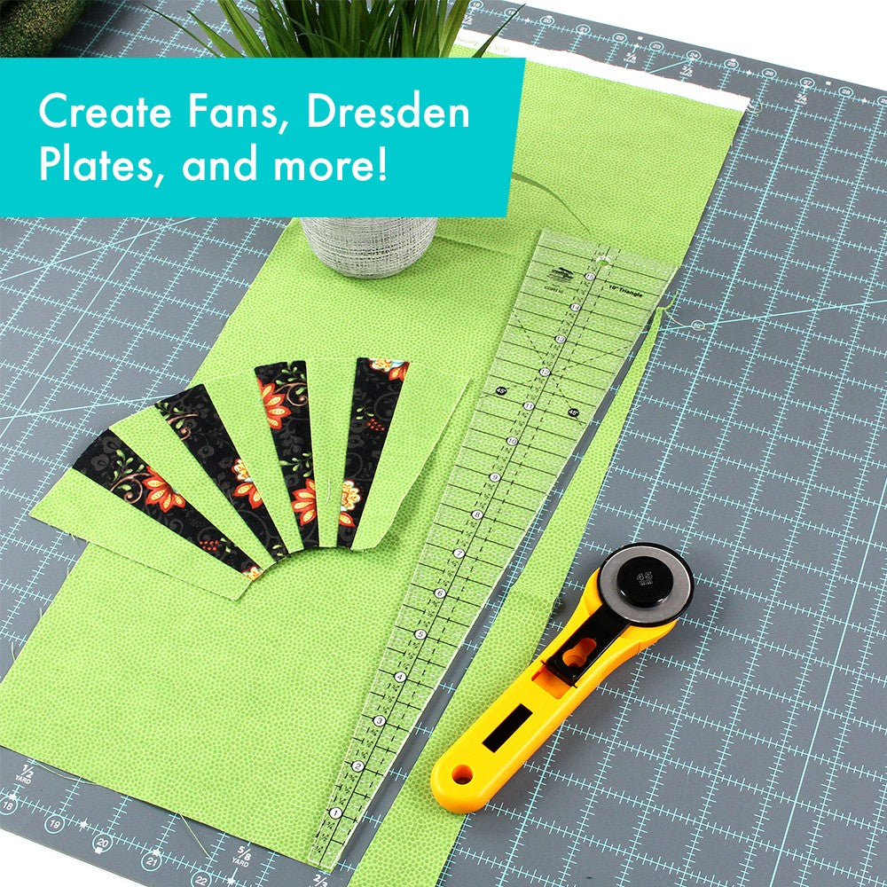 Creative Grids Quilt Ruler 10 Degree Triangle