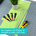 Creative Grids Quilt Ruler 10 Degree Triangle