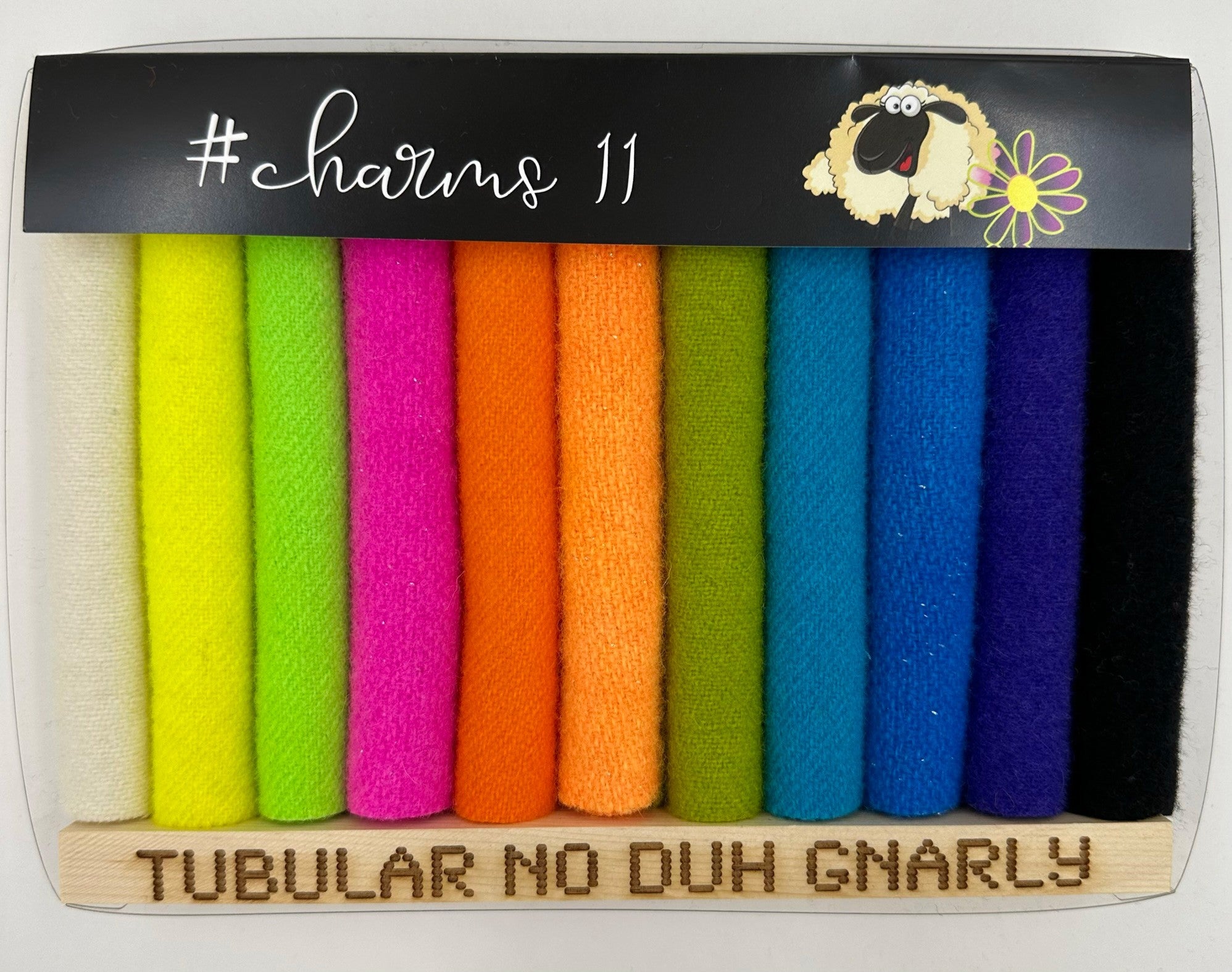 #Charms11 Neon 5in x 5in