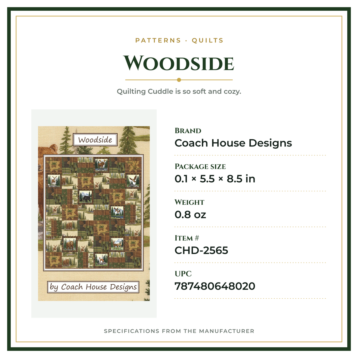 Product Specifications – Woodside
