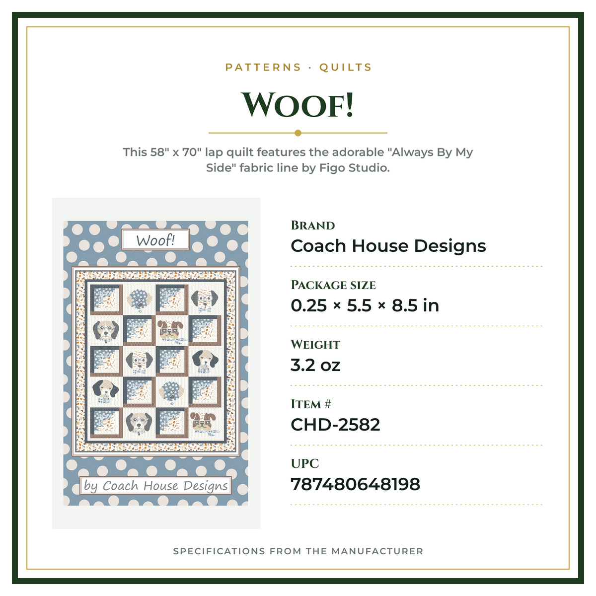 Product Specifications – Woof!