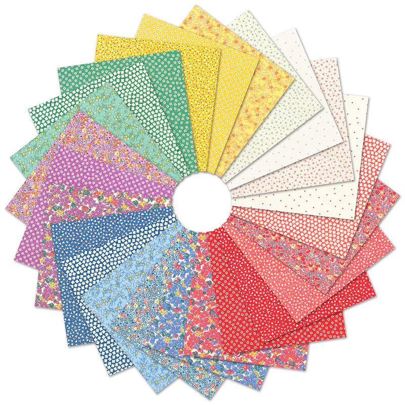 5in Squares, Cottage Treasures 42pcs/bundle