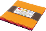 5in Squares Kona Cotton Birds of Paradise Palette, 42pcs/bundle