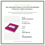 Product Specifications – 5in Squares Kona Cotton Wildberry Palette, 42pcs/bundle