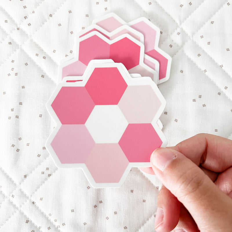 Hexie Blooms Stickers 6pk