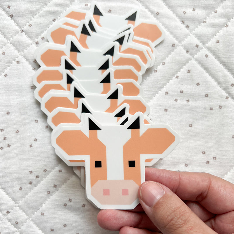 Annabelle - Orange Stickers 6pk