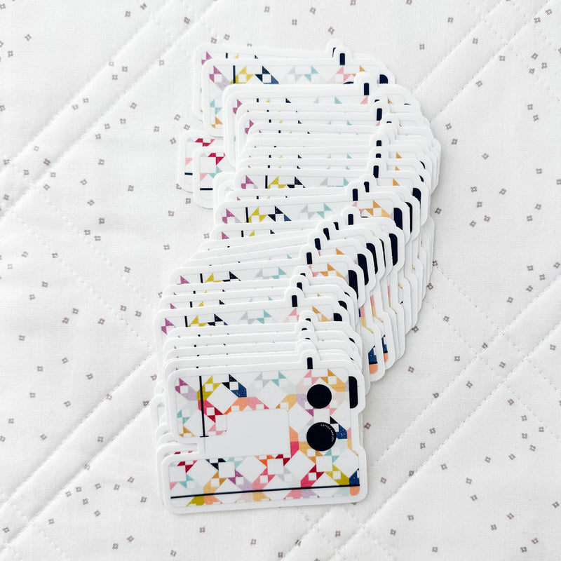 Sewing Machine Sticker 6pk