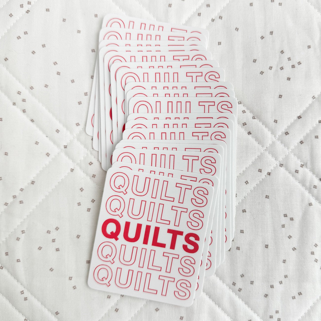 Quilts Quilt Quilts Sticker 6pk