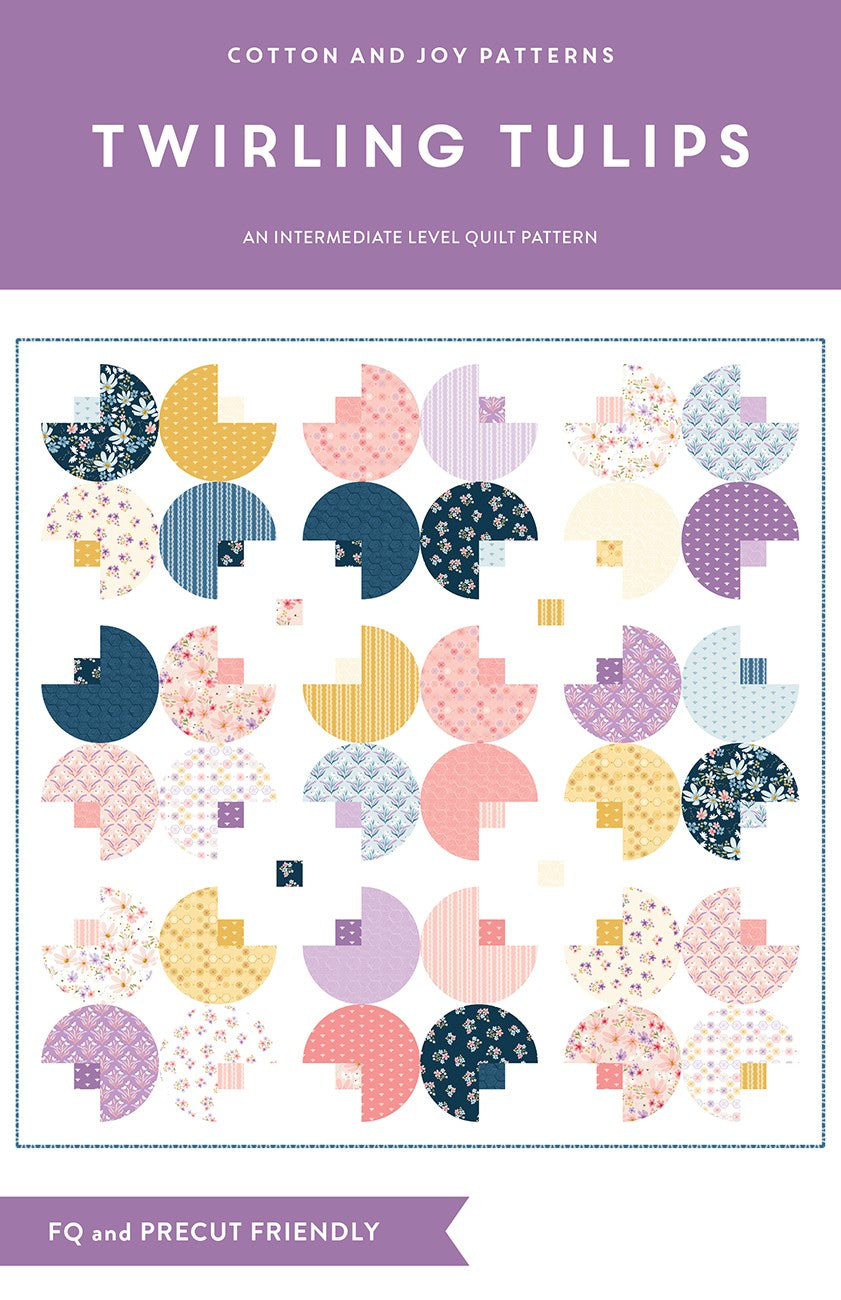 Twirling Tulips Quilt Pattern