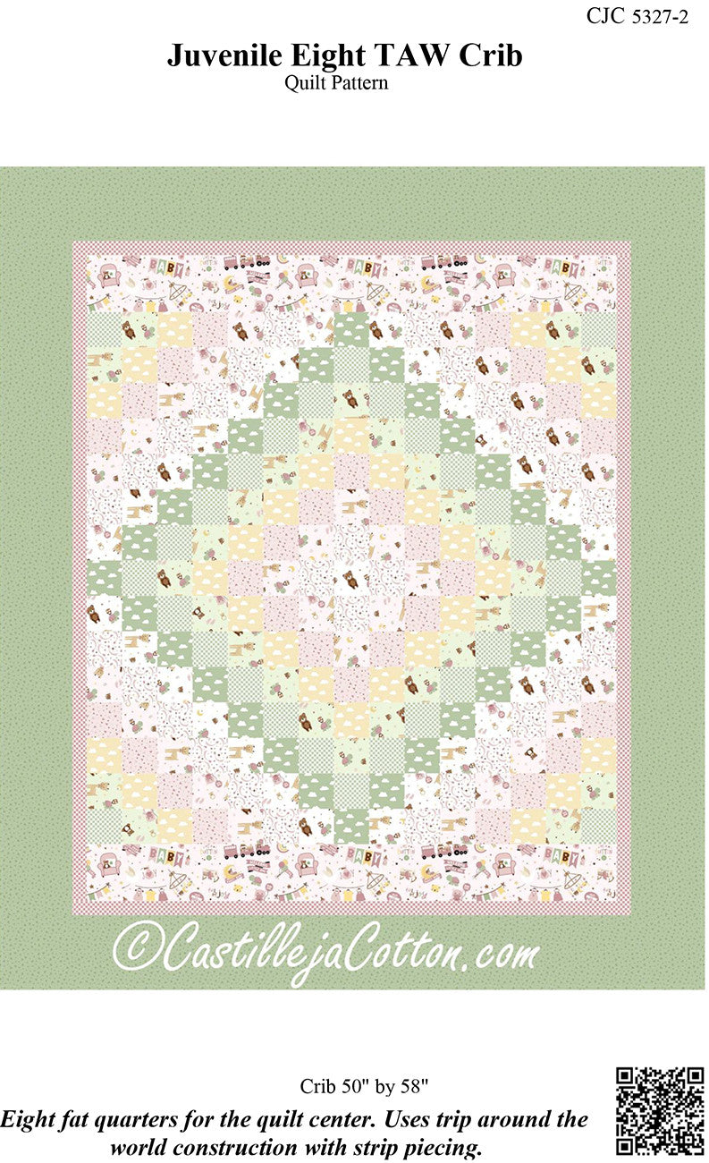 Juvenile Eight TAW Crib Quilt Pattern