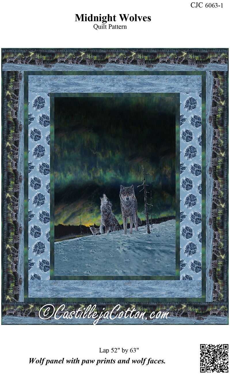 Midnight Wolves Quilt Pattern