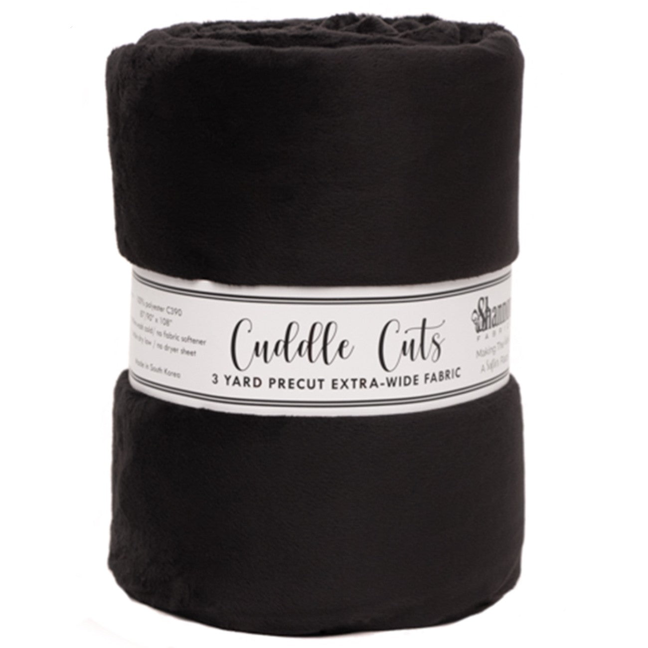 Black 3 Yard 110in Cuddle Cut