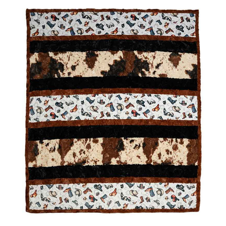 Yippee Ki-Yay Crazy 8 Cuddle Kit 58x68in