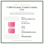 Product Specifications – C390 Fuchsia 3 Yard Cuddle Cut