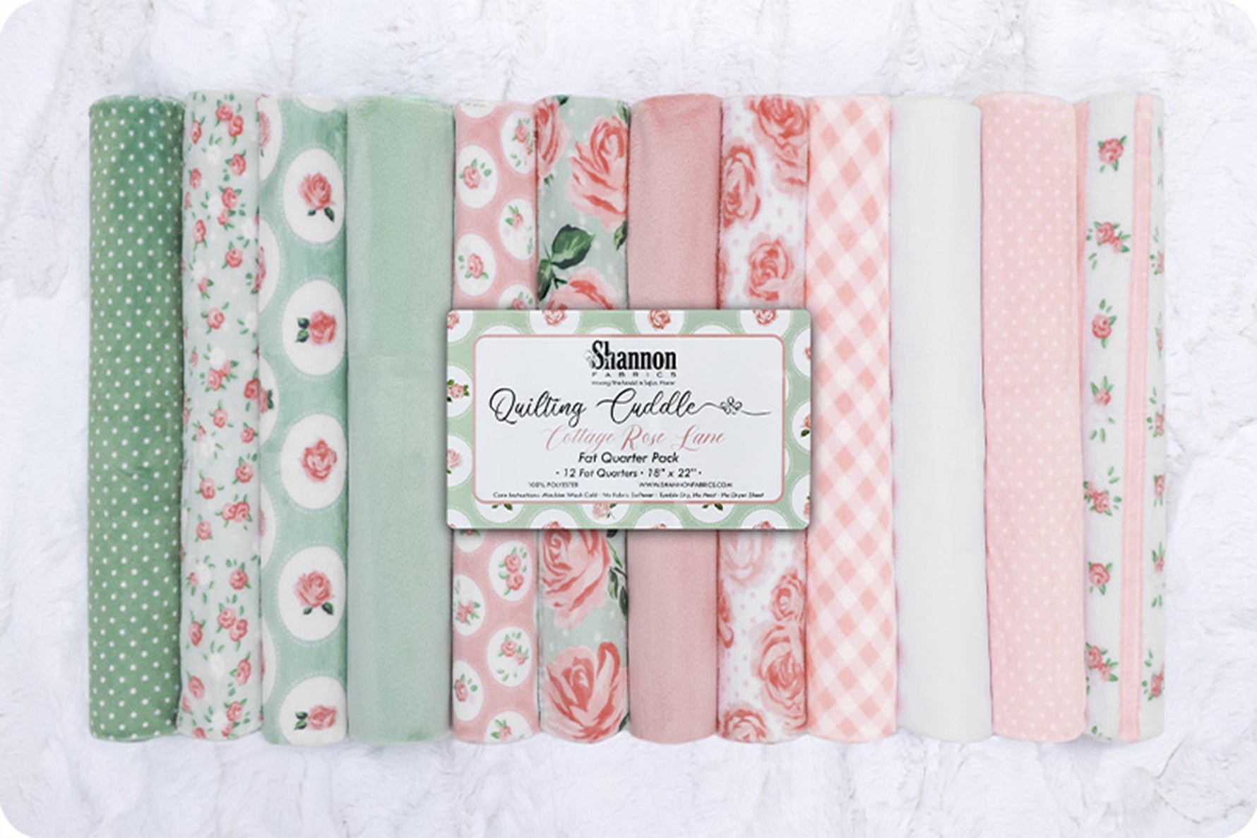 Cottage Seashell Quilting Cuddle Fat Quarter Pack